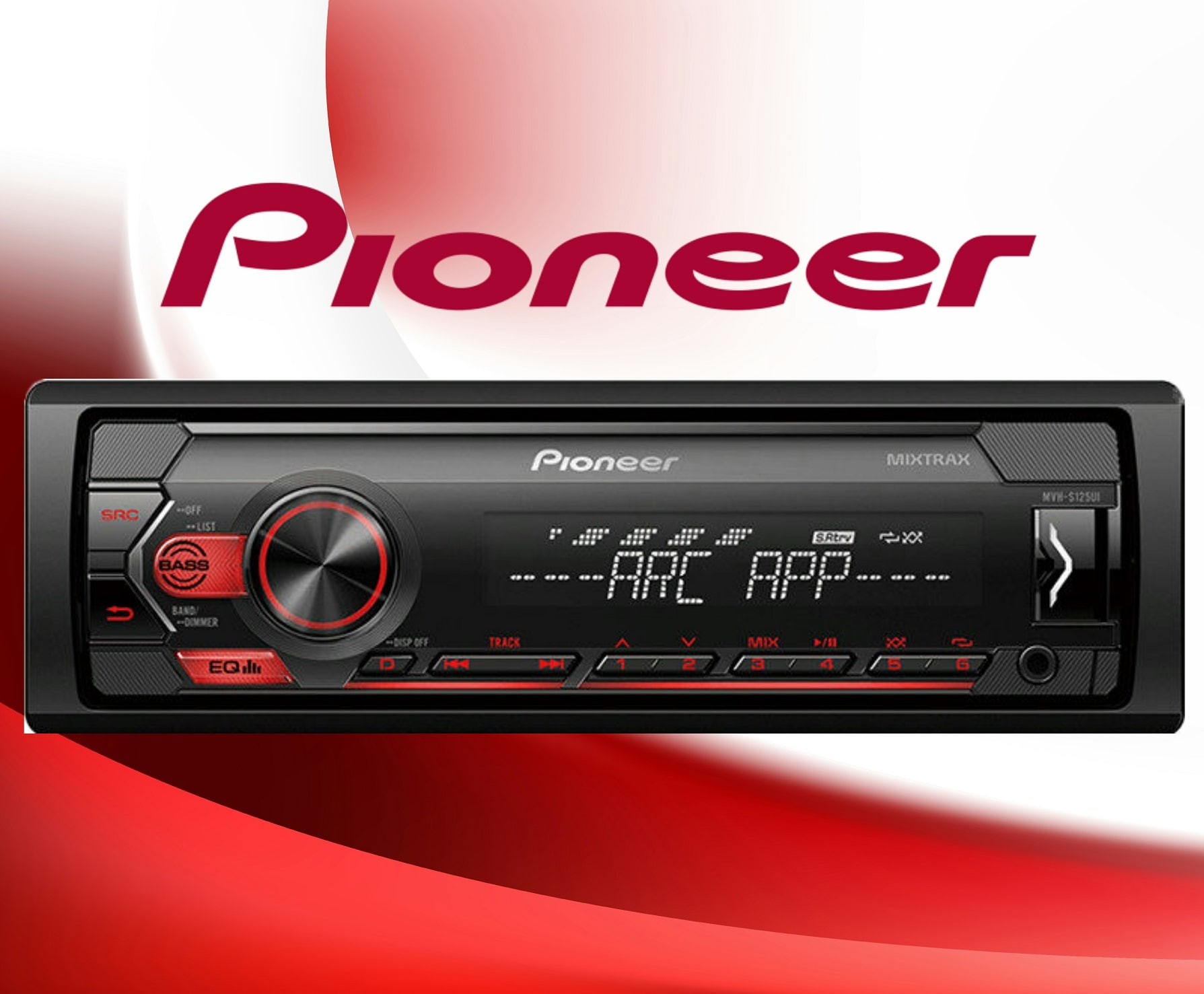 Автомагнитола Pioneer MVH-S125UI Автотовары Автозвук купить по низким ценам  в интернет-магазине Uzum (728396)