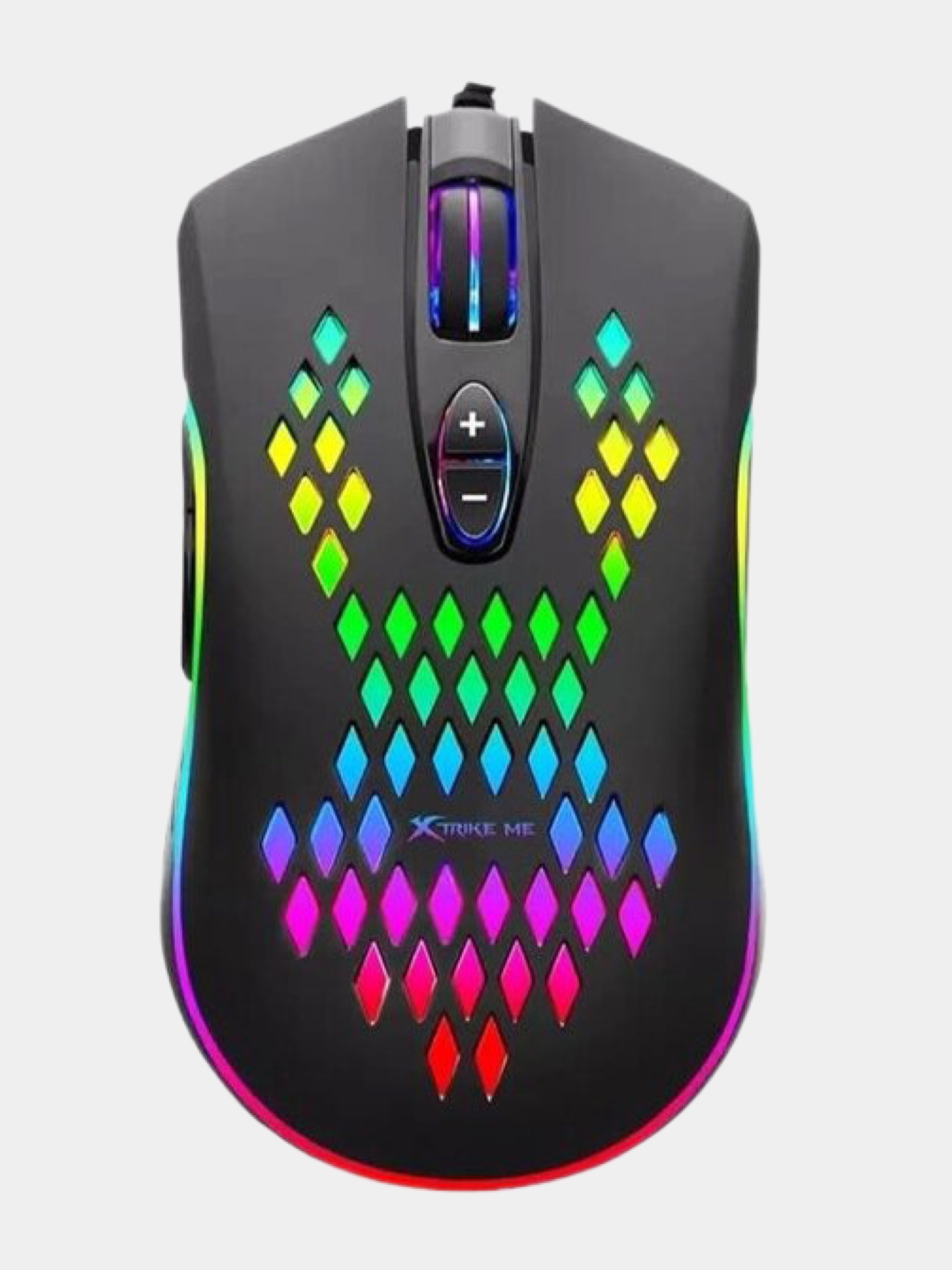 XTRIKE ME Gaming Backlight GM-222 yoritilgan o'yin sichqonchasi, simli sichqoncha