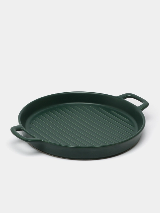 Keramikadan ishlangan dumaloq likopchalar Happy Kitchen, 4 in 1
