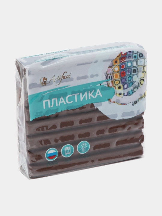 Полимерная глина для лепки Atrifact, классическая, брус, 56 г - 