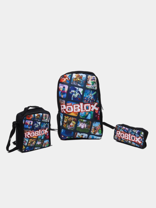 3 qismli to'plam, ryukzak, tushlik qutisi va qalam qutisi, Roblox - 