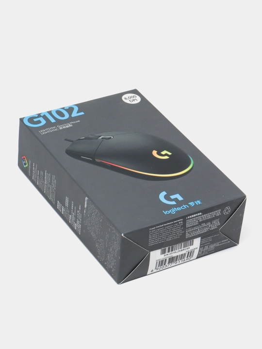 Игровая мышь Logitech G102 Lightsync Black проводная
