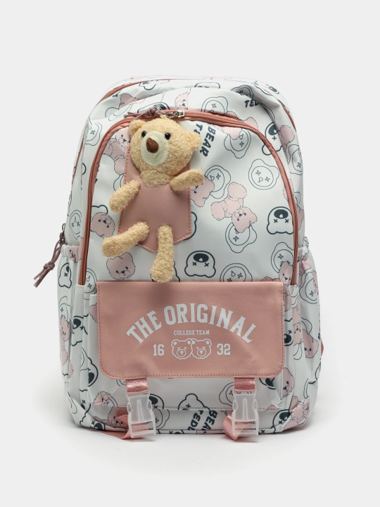 Teddy bear ryukzak, amaliy ryukzak, har kuni uchun yoqimli aksessuar - 
