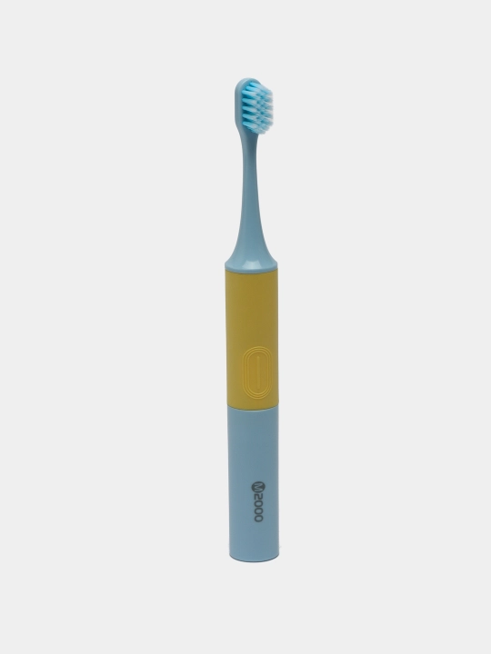 Электрическая зубная щетка М 2000, ультрозвуковая, для взрослых и детей, 3 насадки