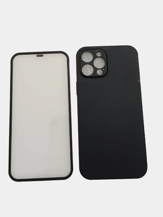 WINBO, Devia 2 in 1 Ultra thin G'ilof Iphone 12 Pro Max Uchun Ikki tomonlama, 360 gradusli