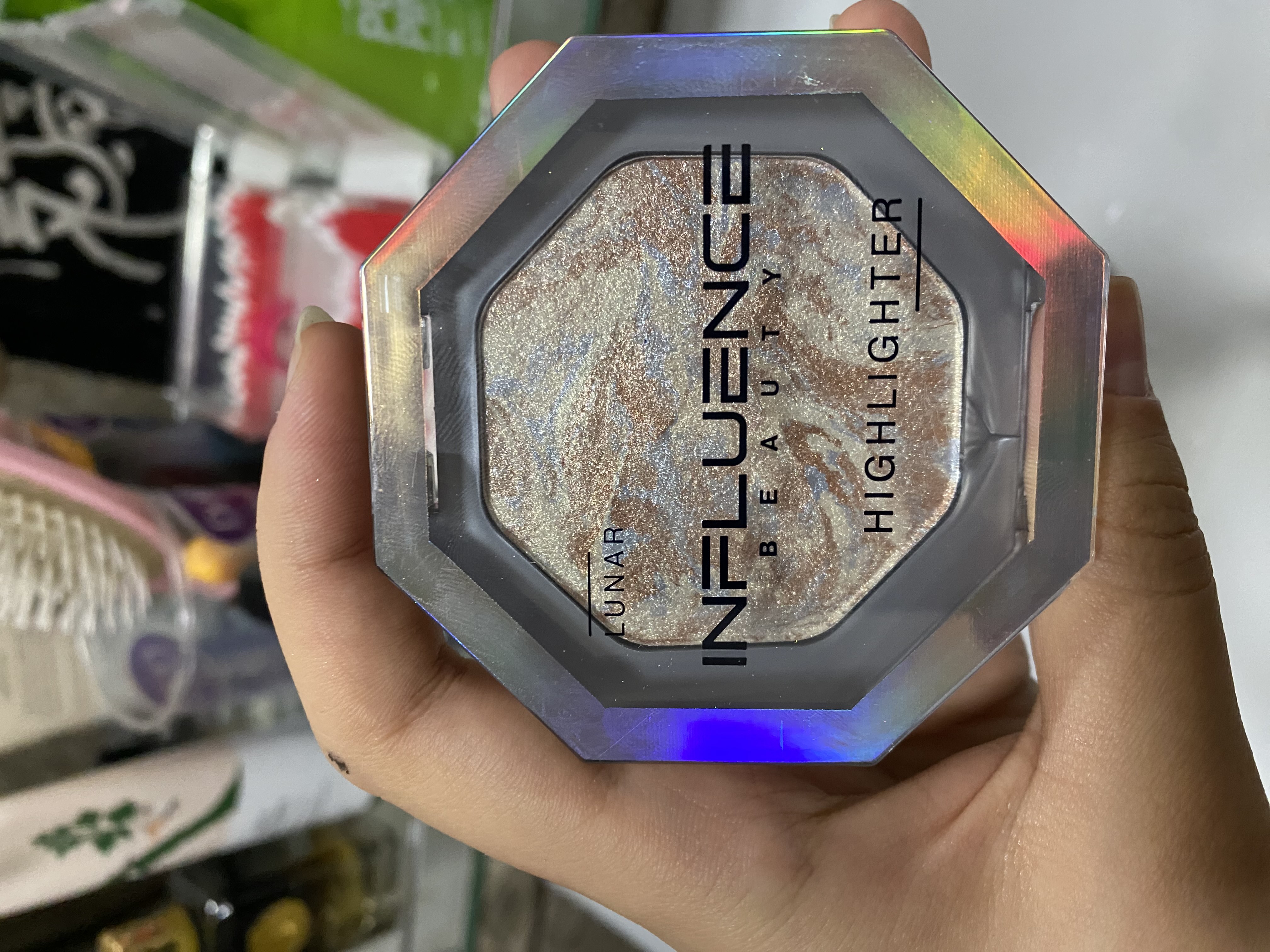 Хайлайтер Influence Beauty Lunar, тон 01, 4.8 г 