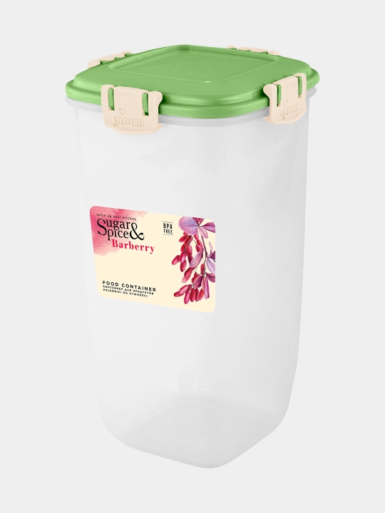 Контейнер для продуктов 0.35 - 1.8 л, для холодильника или микроволновки, Sugar&Spice