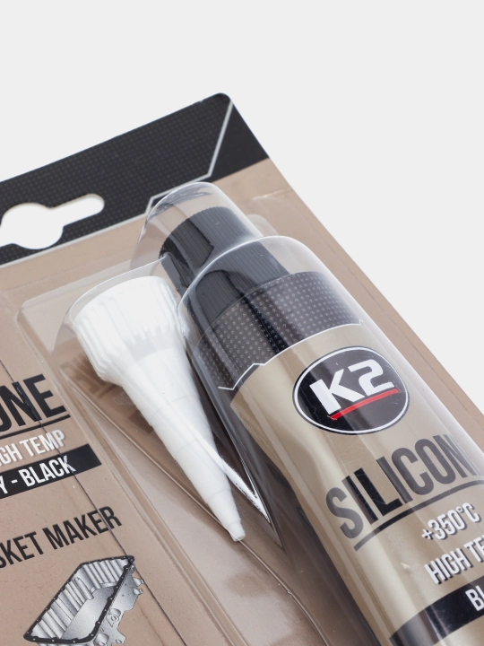 Формирователь прокладок, высокотемпературный герметик, черный, SILICONE Black K2, 85 г