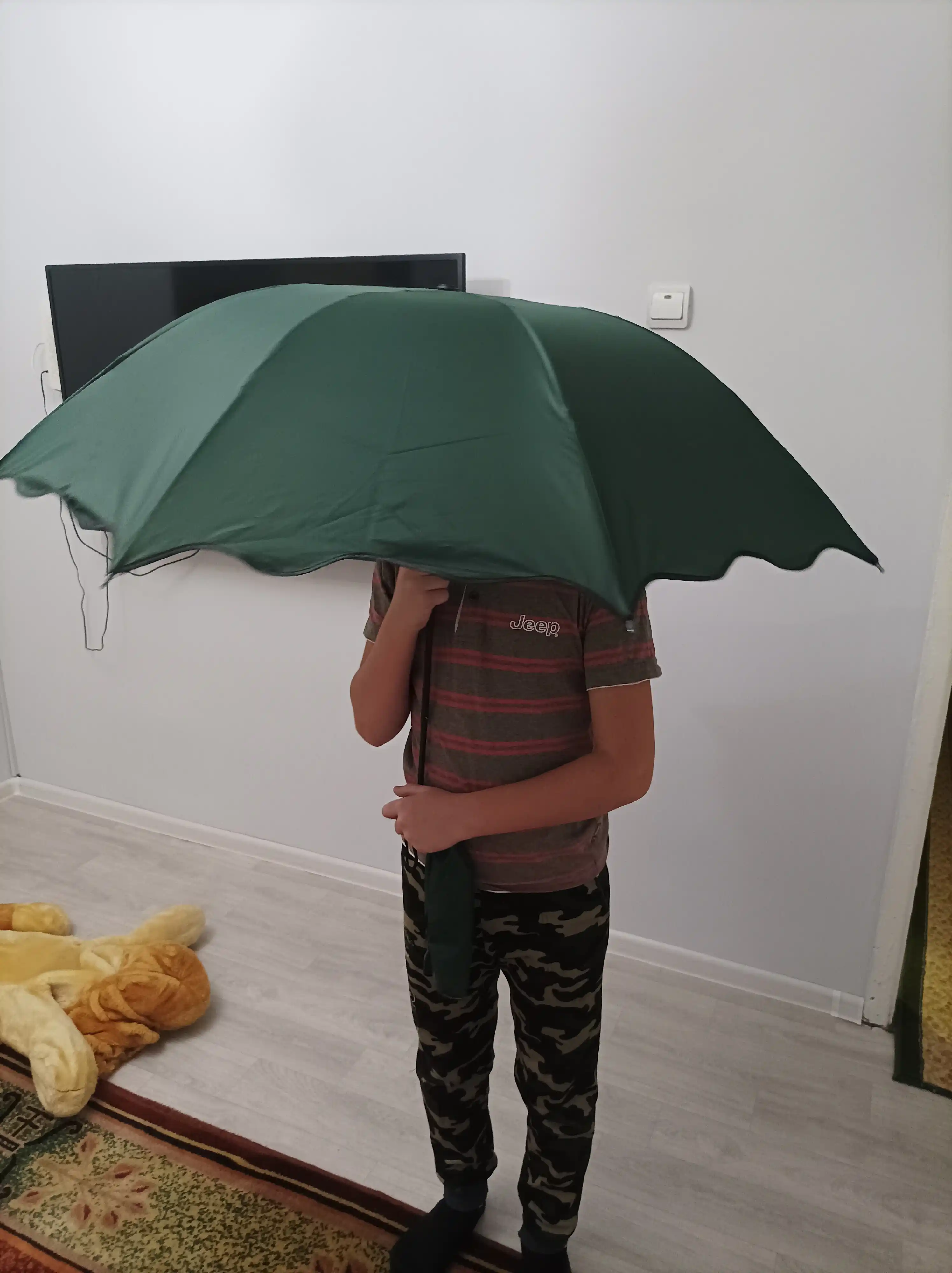 Soyabon, uniseks, qatlanuvchan, ikkita rangli, 4 mavsum uchun