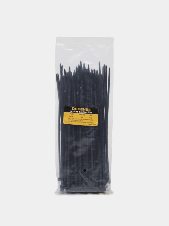 Neylon shtapslar-kabel bog'ichi, 100 dona, uzunligi 200, 250, 300, 350 mm