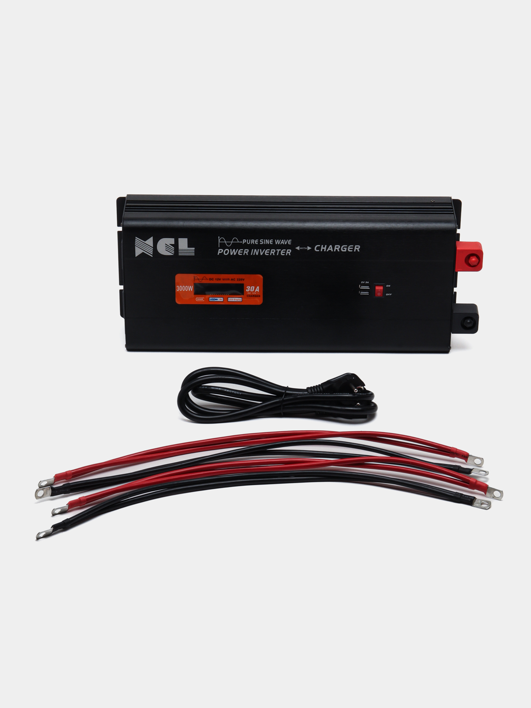 Инвертор 12V-220V 3000W XCL с зарядкой купить по низким ценам в ...