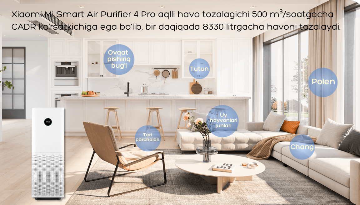 Smart air purifier 4 pro global