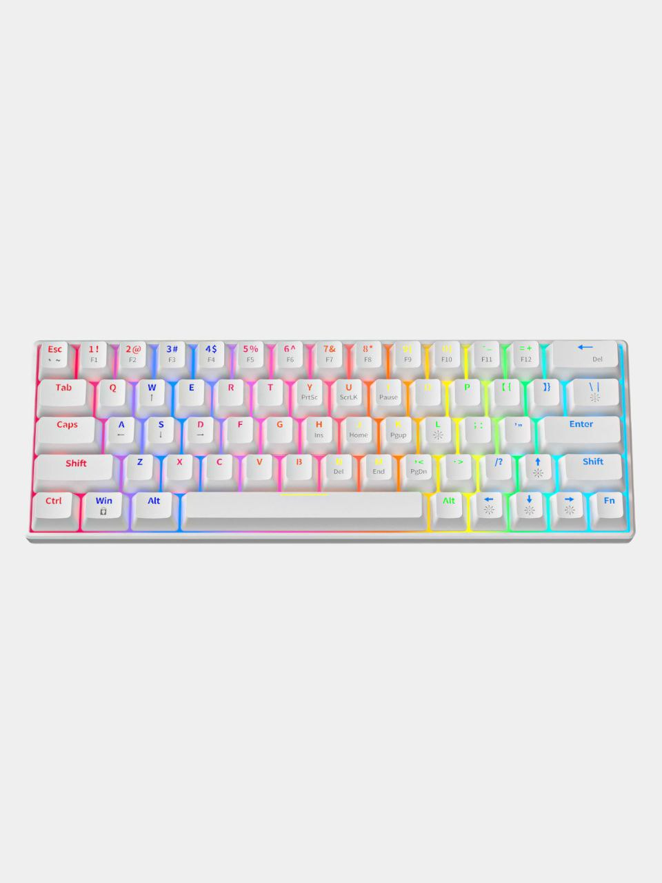 Игровая механическая клавиатура Zifrind Rgb подсветкой с 98 клавиши ...