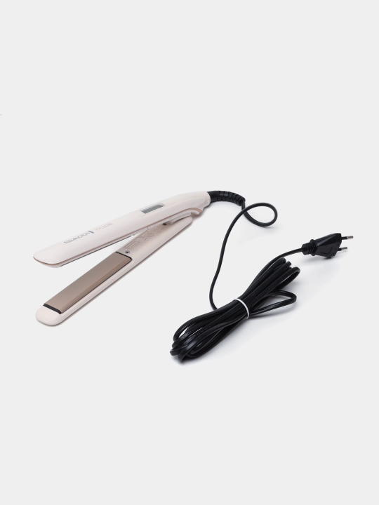 Sochni tekkislash dazmoli Remington S9100, oltin, g'ilof bilan