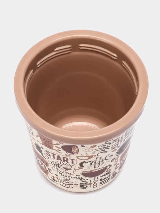 Termal stakan, ikki qoplamli, ichimliklar uchun, 300-400 ml