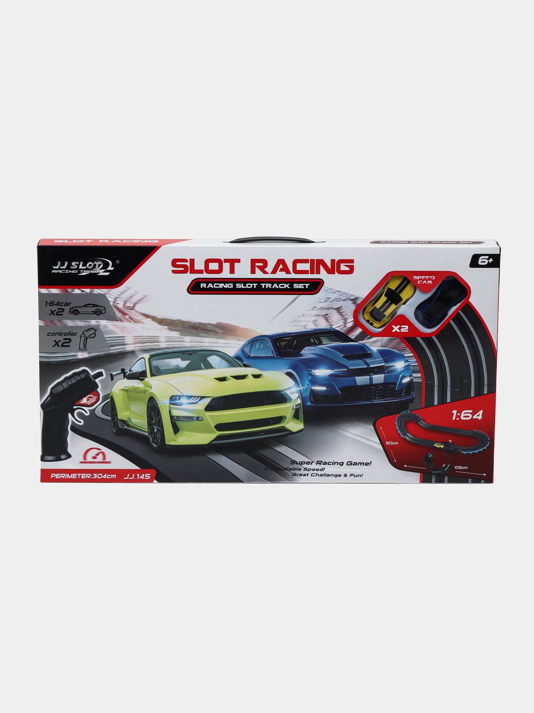 Набор гоночная трасса Slot Racing, кольцевые гонки, с джойстиками купить по  низким ценам в интернет-магазине Uzum (725309)