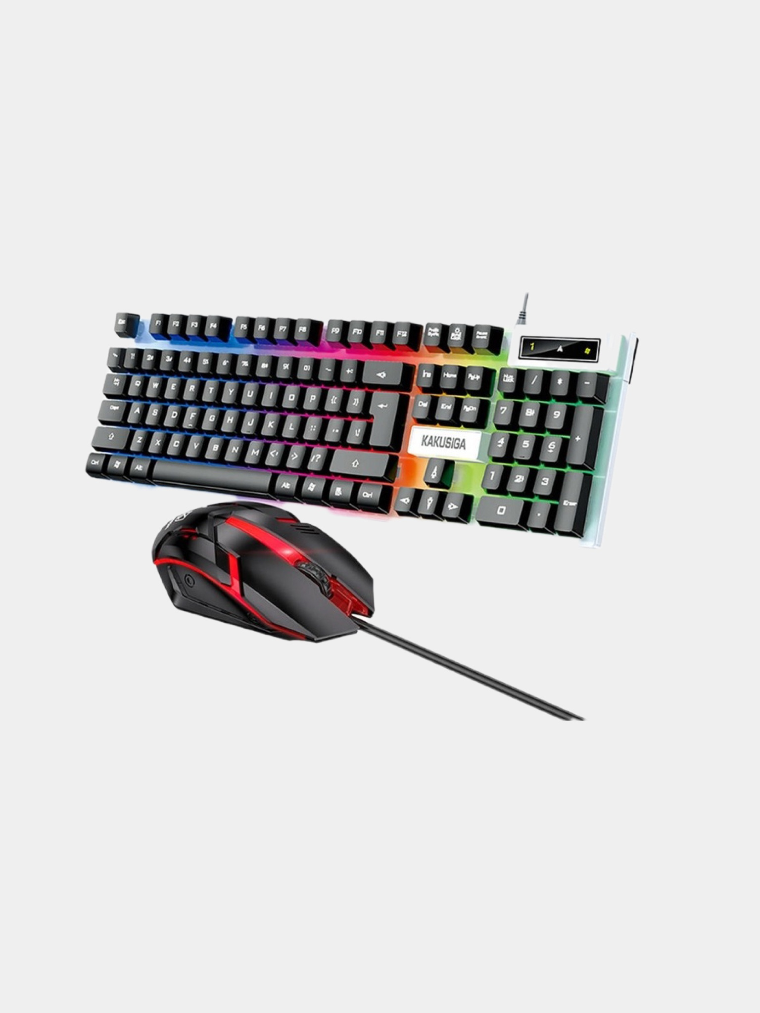 Игровая клавиатура и мышь для геймеров Kaku, игровой комплект, RGB ...