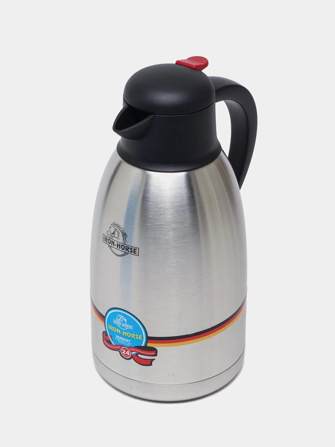 Чайник-термос, емкость 2 л, металлический кувшин, держит тепло 24 часа ...