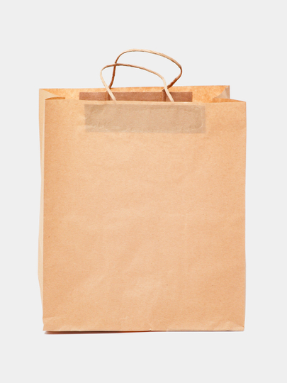 Kraft paket, buralgan tutqichli - 