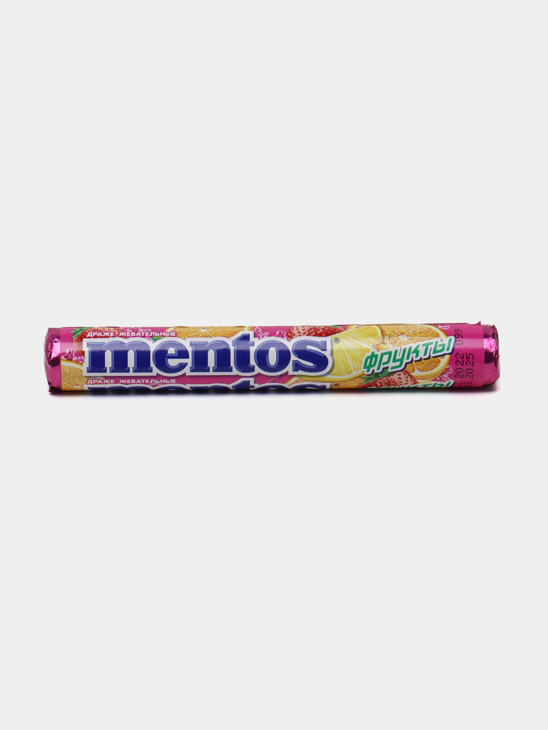 Жевательные драже Mentos Фрукты, 37.5 г
