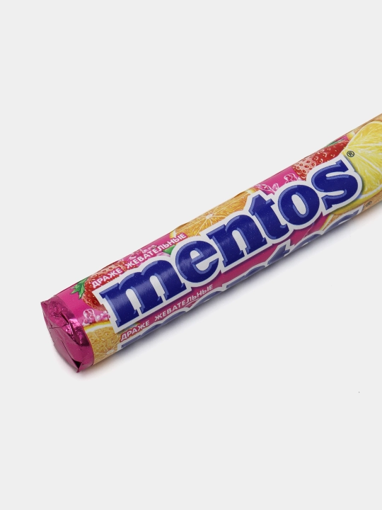 Жевательные драже Mentos Фрукты, 37.5 г