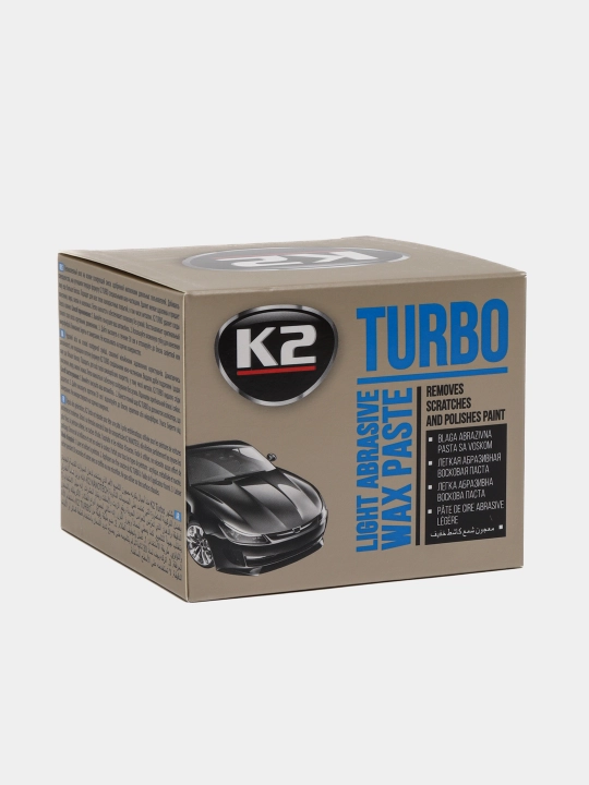Полироль восковой от мелких царапин K2 TURBO WAX, 250 г