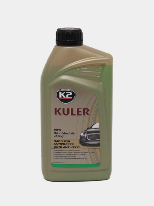 Антифриз K2 Kuler -35C 1L Green G11, охлаждающая жидкость, зеленая, 1 л, 5 л
