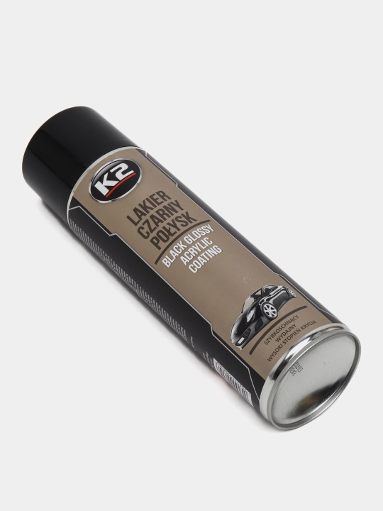 Краска для дисков Чёрная Глянцевая K2 Black Glossy Acrylic Coating, 500 мл