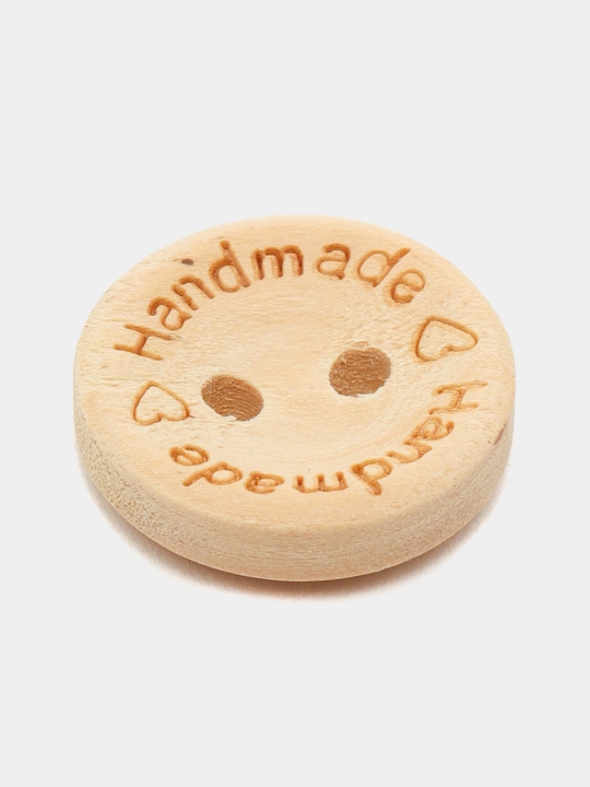 Yog'och tugmalari "Hand made", 20 dona