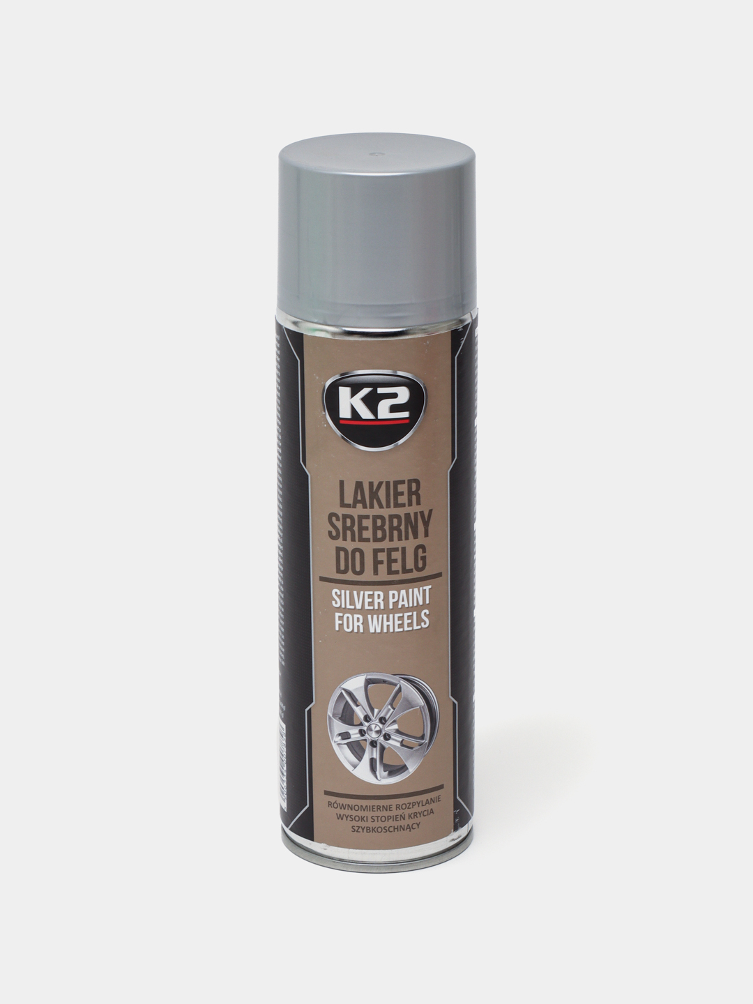 Краска для дисков серебряная K2 Silver Lacquer For Wheels, 500 мл купить по  низким ценам в интернет-магазине Uzum (712153)