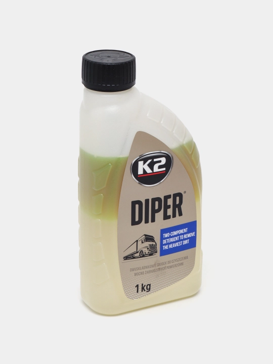Kontaktsiz shampun, kuchaytirilgan mega-konsentrat, 1:100-1:300 K2 DIPER, 1 kg