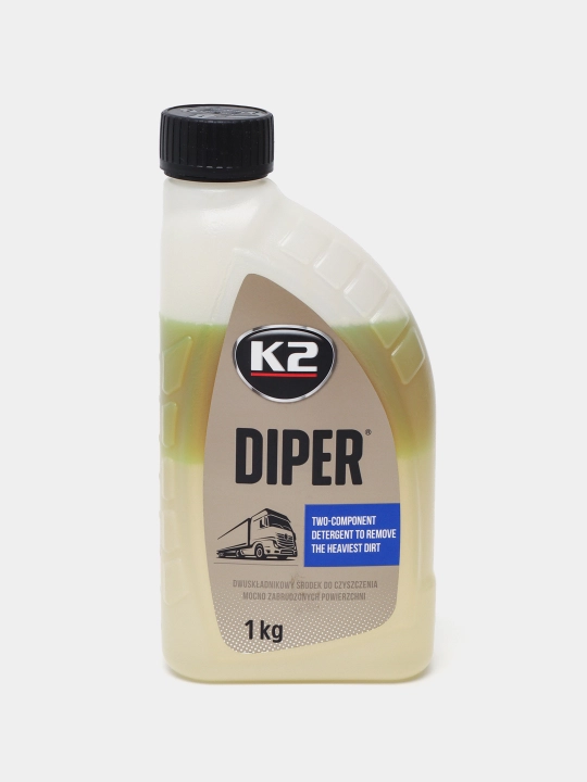 Kontaktsiz shampun, kuchaytirilgan mega-konsentrat, 1:100-1:300 K2 DIPER, 1 kg