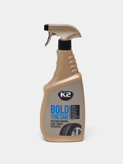 K2 Bold Чернитель шин с эффектом очистки, эффект до 4 моек, обработка до 100 шин, 700 мл