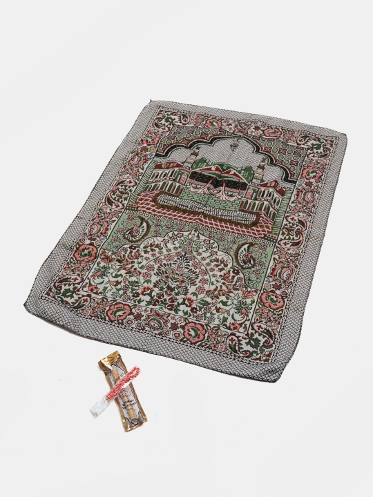 Ayollar sovg'a to'plami - Namoz kiyim, Tasbih, Jo'ynamoz (gilam), Misvok