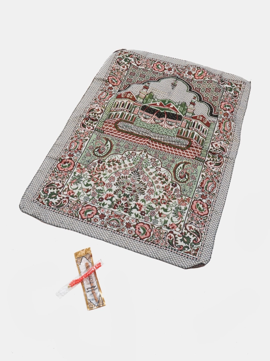 Ayollar sovg'a to'plami - Namoz kiyim, Tasbih, Jo'ynamoz (gilam), Misvok