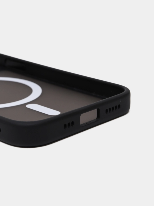 Чехол для "iPhone 12, 13, 14 Pro и Pro Max", прозрачный, с беспроводной зарядкой