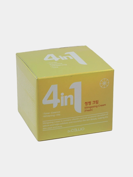 Yuz uchun krem, Dr.CELLIO, 4in1, 70 ml