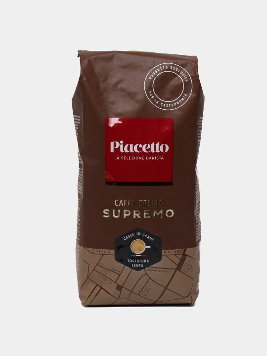 Кофе зерновой Piacetto Caffe Crema Supremo, 1 кг - 