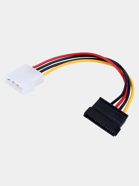 SATA Molex 4-pinli 15-pinli quvvat adapter kabeli, 15 sm
