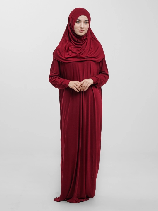 Ayollar sovg'a to'plami - Namoz kiyim, Tasbih, Jo'ynamoz (gilam), Misvok