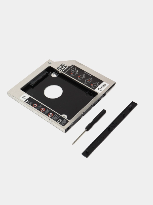 Салазки 12.7 мм и 9.5 мм optibay переходник dvd ssd hdd адаптер вместо дисковода Caddy