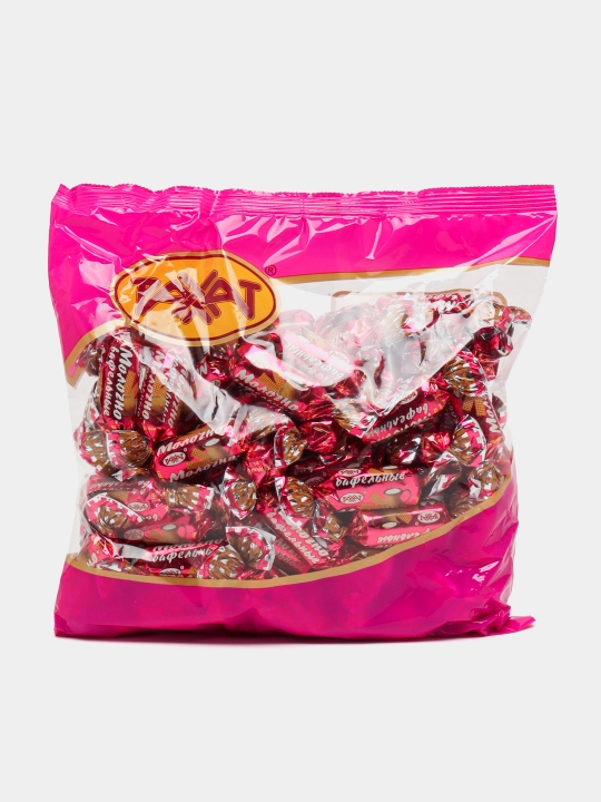 Raxat konfetlari, sutli vaflili nachinka bilan, 1 kg - 