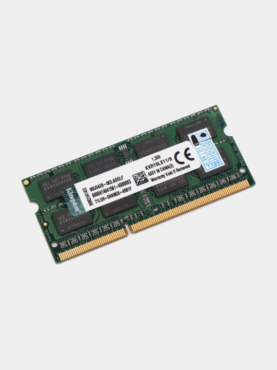 Operativ xotira SODIMM DDR3 4GB 8GB 1600 MHz Kingston, noutbuk uchun OEM