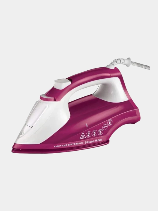 Утюг для одежды Russell Hoobs Light & Easy Brights Berry 26480-56, с керамической подошвой - 