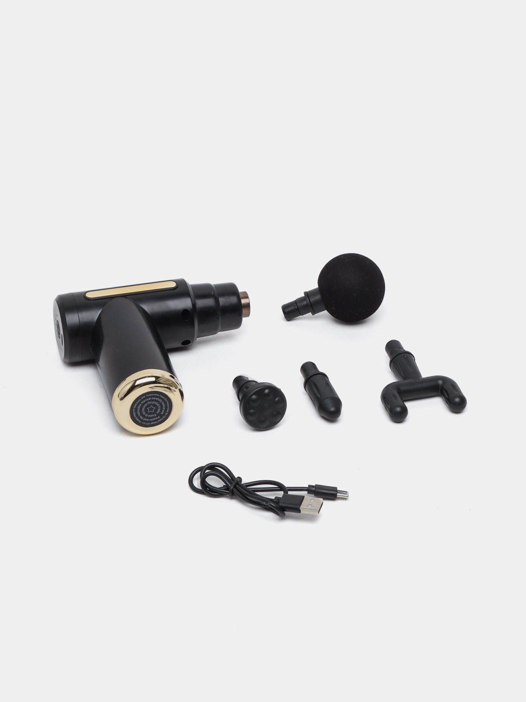Массажер Massage Gun, 4 насадки - 