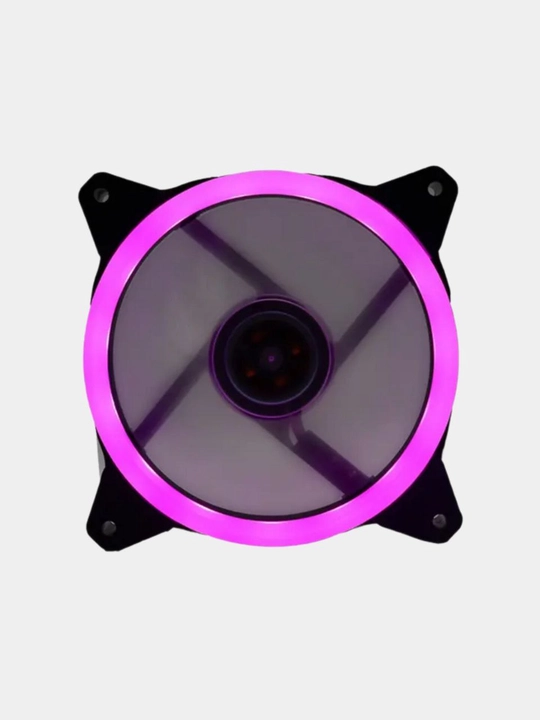 Kompyuter sovutish ventilyatori, 120 mm, yuqori havo oqimi, RPM, 12V, DC. LED yorug'lik bilan