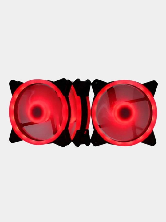 Kompyuter sovutish ventilyatori, 120 mm, yuqori havo oqimi, RPM, 12V, DC. LED yorug'lik bilan