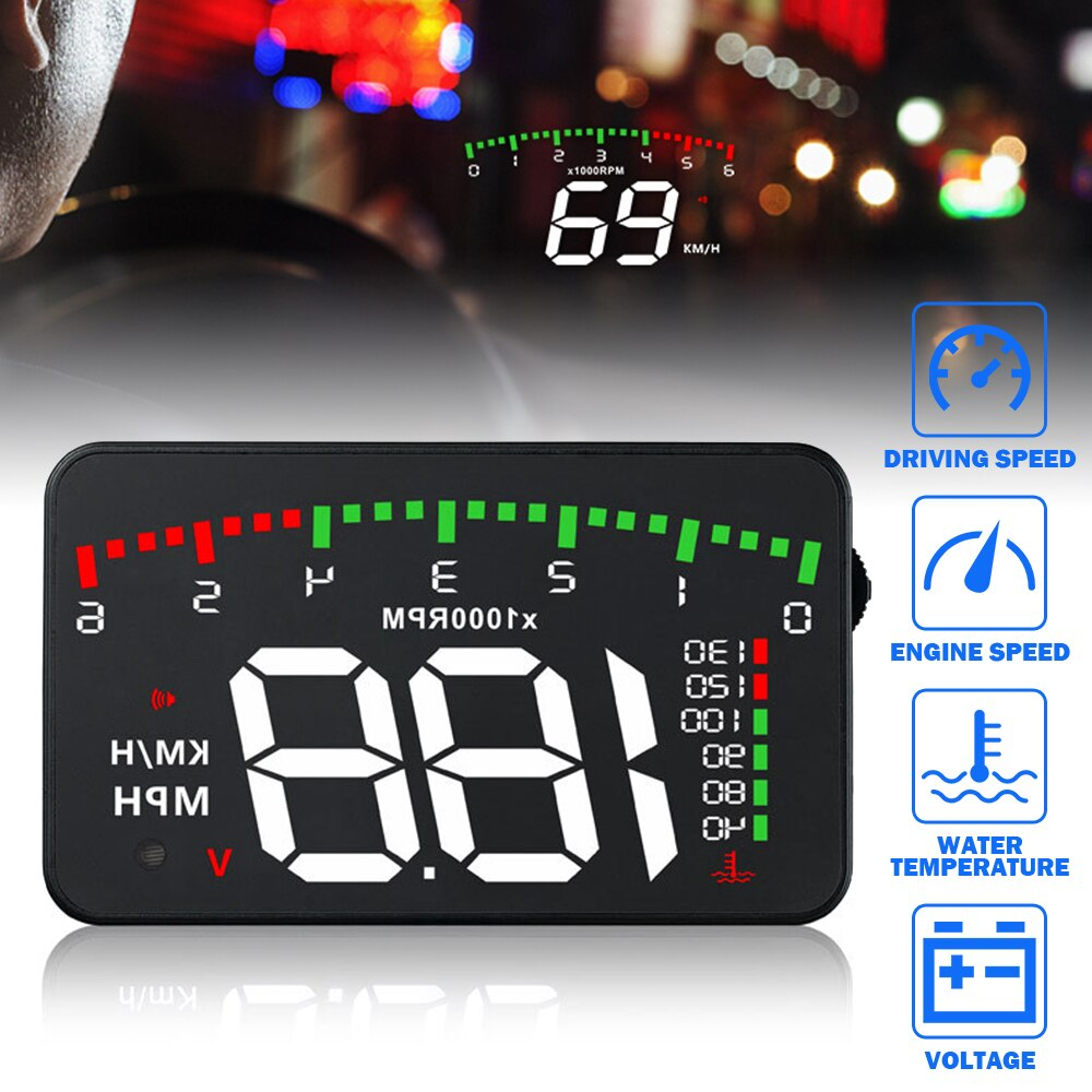 HUD проектор скорости на лобовое стекло автомобиля, купить по низким ценам  в интернет-магазине Uzum (740100)