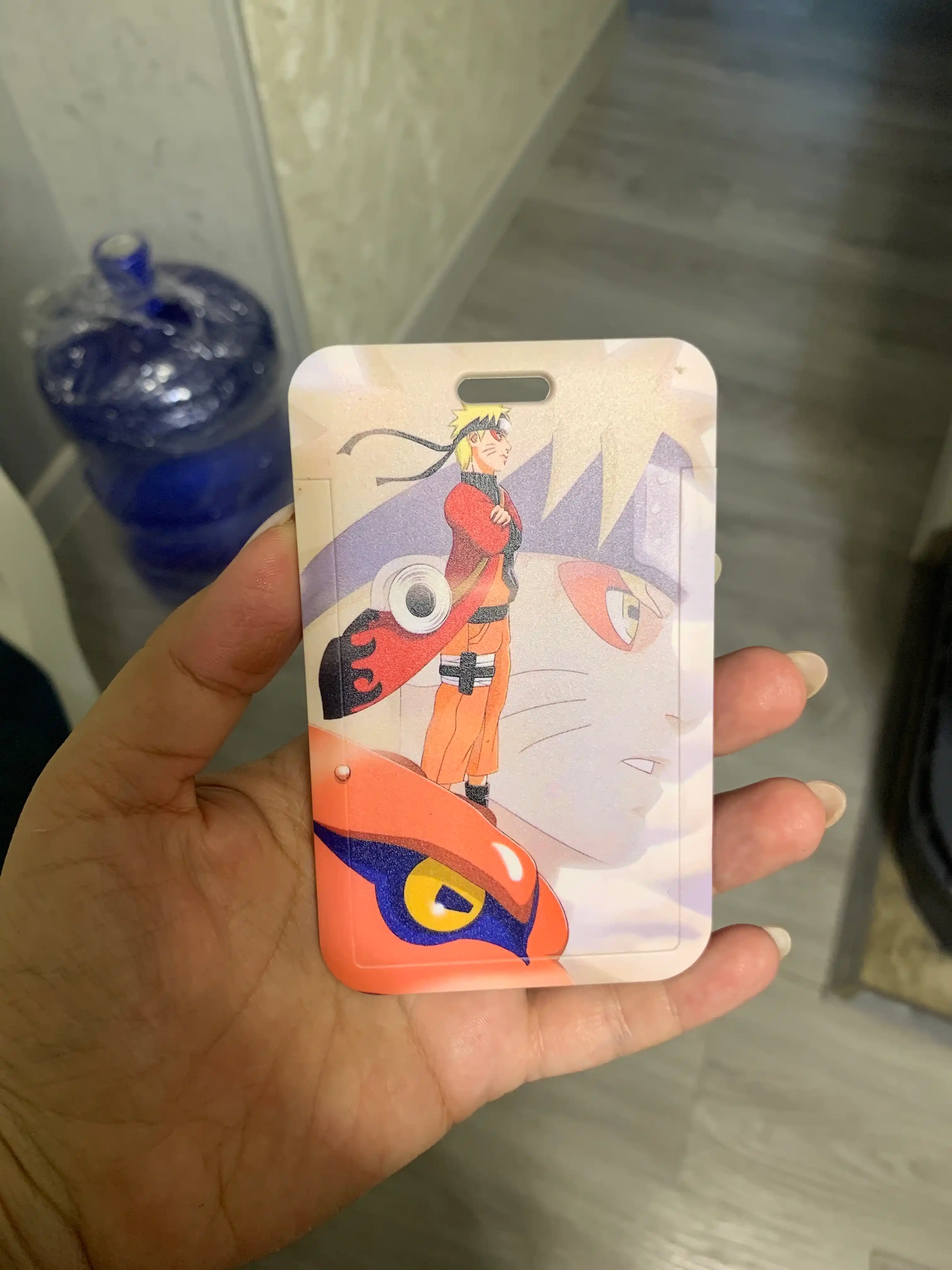Beyjik g'ilofi naruto anime muhlislari uchun, plastik kartalarni o'tkazib yuborish uchun