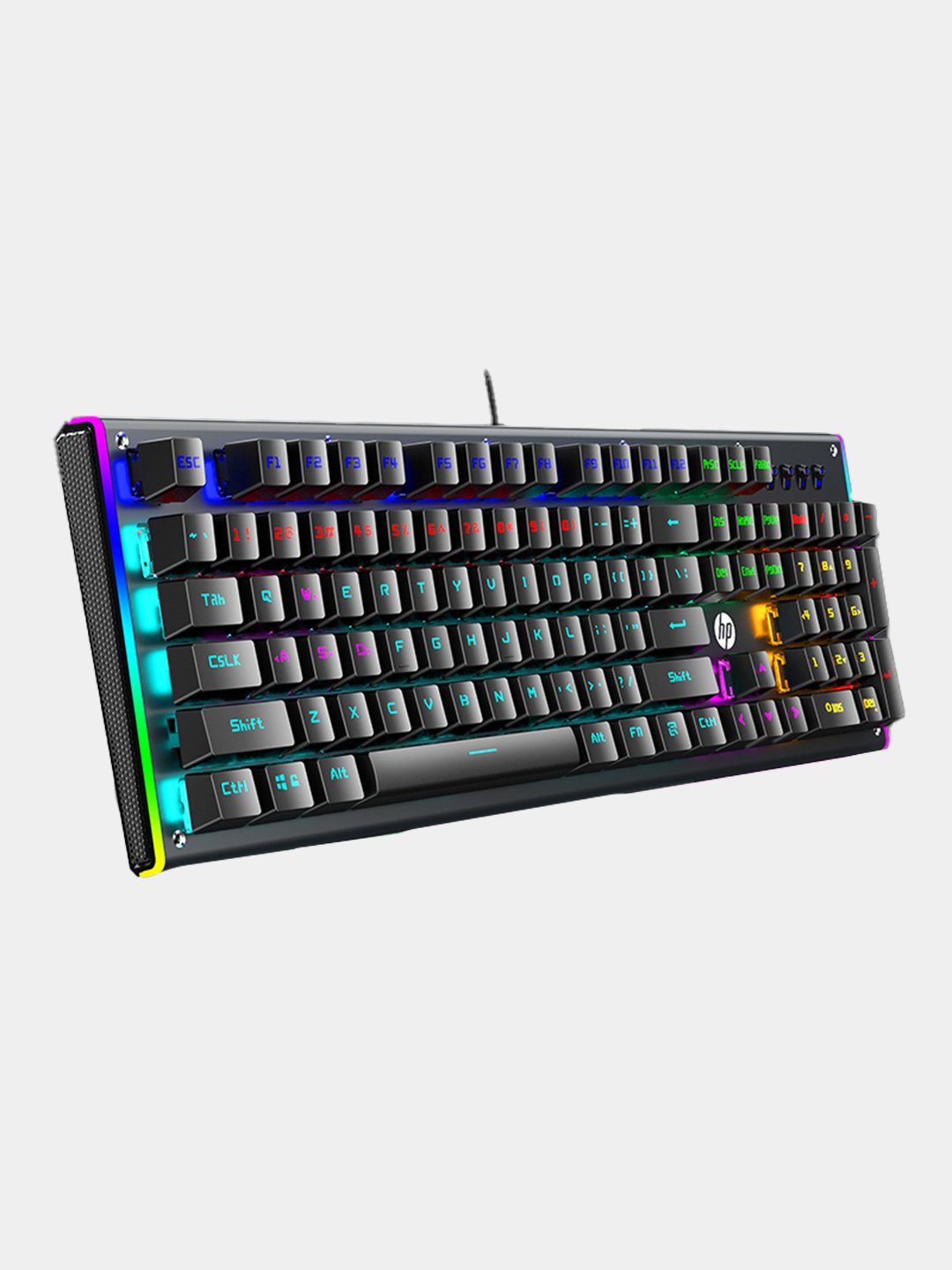 Клавиатура механическая с подсветкой HP GK600F USB купить по низким ...